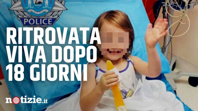 Cleo Smith, ritrovata viva dopo 18 giorni la bimba di 4 anni scomparsa in campeggio
