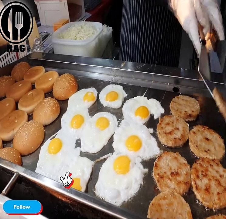 Hamburguesa de Huevo Frito