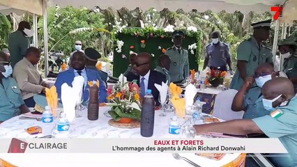 Eclairage | Eaux et Fôrets : l'hommage des agents au ministre Alain Richard Donwahi