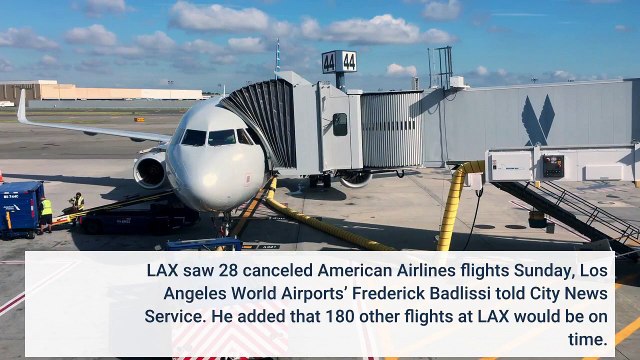 Are American Airlines cancellations affecting LAX Burbank and Long Beach