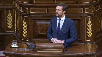 Casado carga contra los Presupuestos calificándolos de "falsos" y "ruinosos"