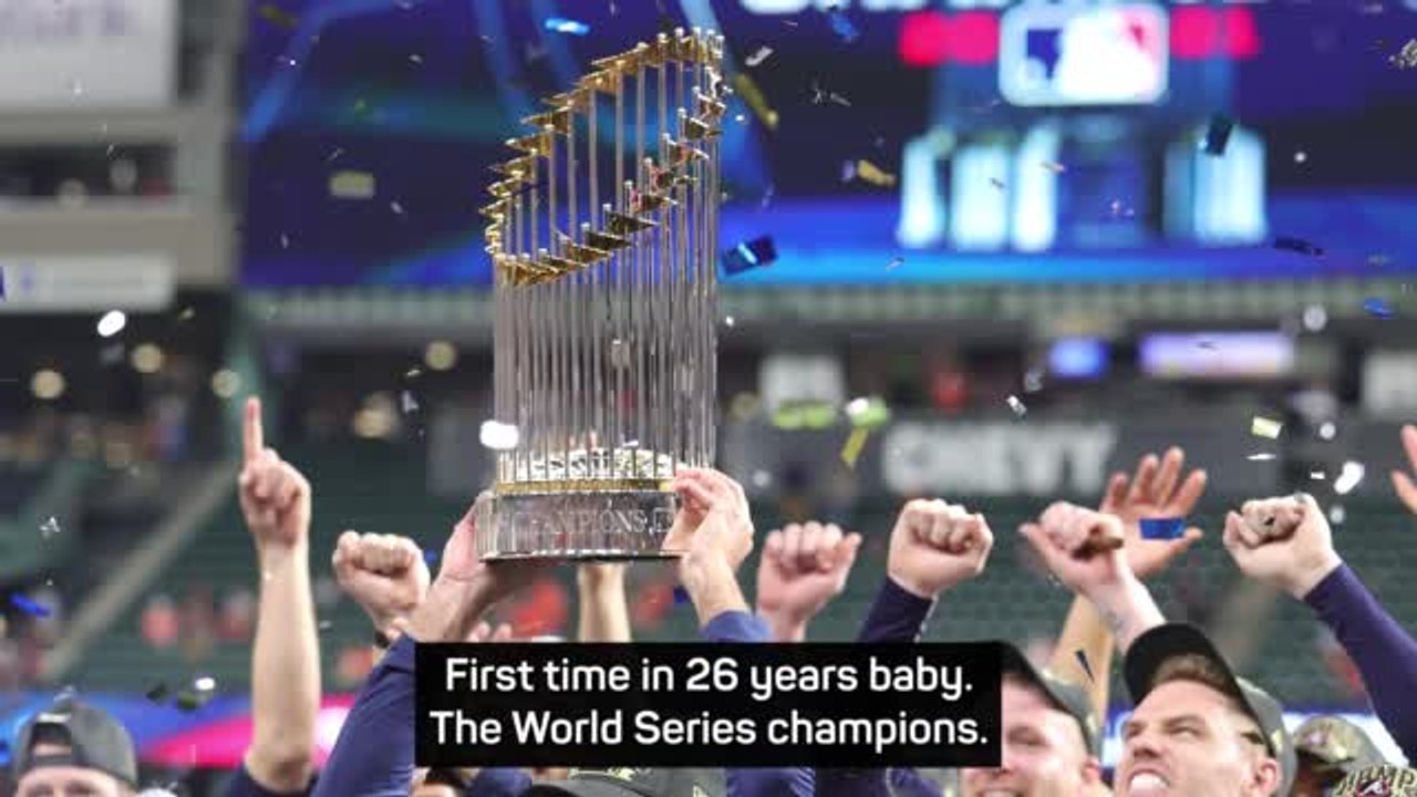 'We came. We saw. We conquered.' - Braves fans celebrate World Series win