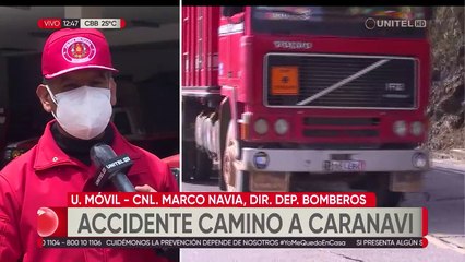 Dos personas son rescatadas tras embarrancarse casi 300 metros en la vía a Caranavi