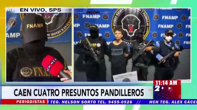 ¡Sacan de circulación a cuatro supuestos miembros de maras y pandillas en Cortés!