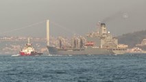 Son dakika haberleri | ABD donanmasına ait savaş gemisi İstanbul'da