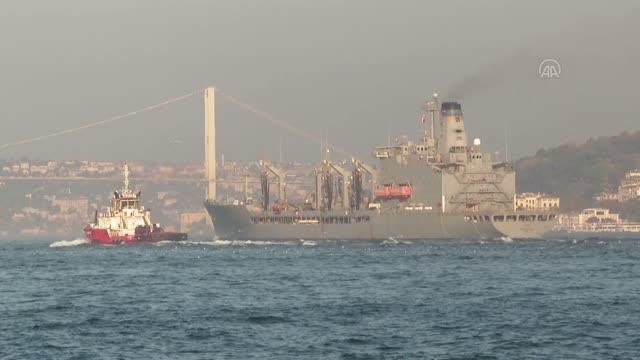 Son dakika haberleri | ABD donanmasına ait savaş gemisi İstanbul'da