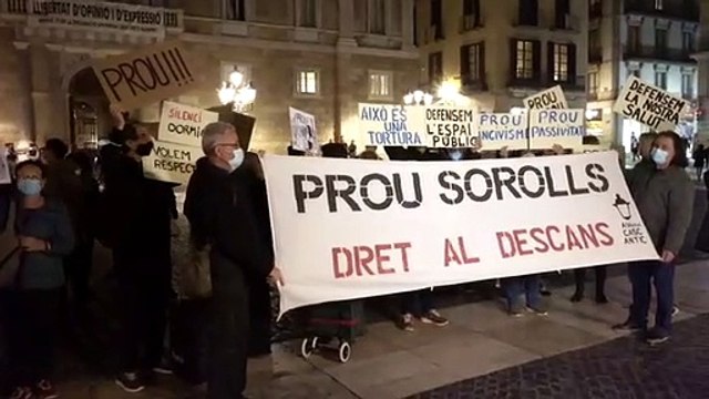 Manifestació dels veïns de Ciutat Vella contra Colau / Marc Alier