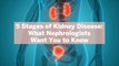 5 Stages of Kidney Disease: What Nephrologists Want You to Know