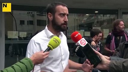 David Aranda  ha lamentat que el que s'ha jutjat ha estat "el dret a mobilització i a la llibertat d'expressió"
