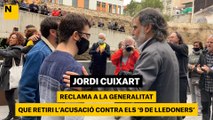 El president d'Òmnium, Jordi Cuixart, reclama a la Generalitat que retiri l'acusació