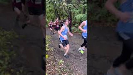Athlete Dives Into Mud Puddle During Race