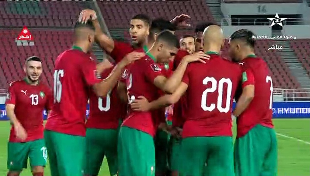 هدف أشرف حكيمي ضدغينيا بيساو