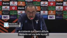 Groupe E - Sarri : "Une folie de penser qu'on peut gagner facilement au Vélodrome"