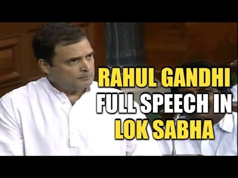 Rahul Gandhi Hugs PM Narendra Modi After A Sharp Attack