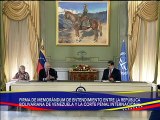 Venezuela y CPI suscriben memorándum de entendimiento establecido en el Estatuto de Roma
