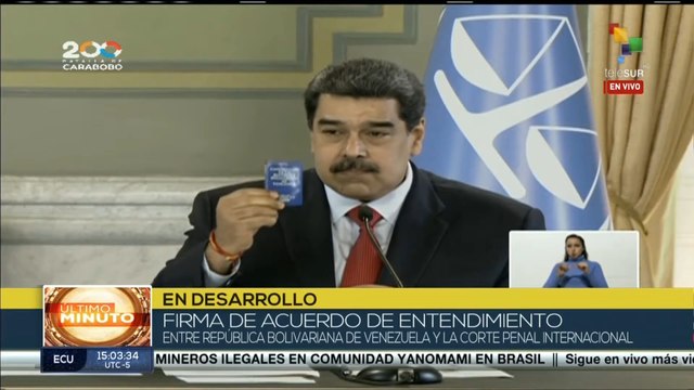 Venezuela y la CPI suscriben memorándum de entendimiento