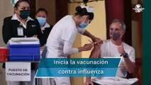 Inicia campaña nacional de vacunación contra influenza