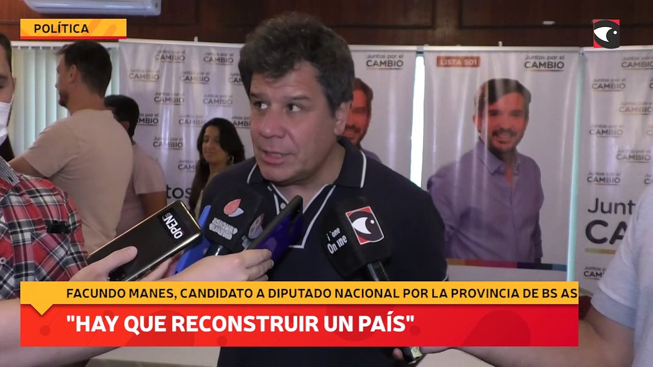 "Hay que reconstruir un país"