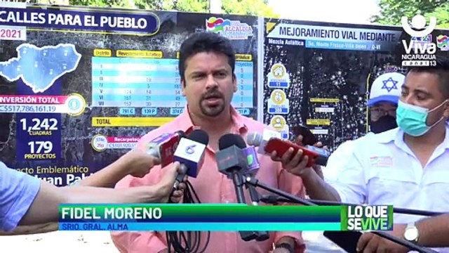 Managua: 6 nuevas calles recibieron las familias del barrio Monte Fresco