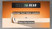 Georgia Tech Yellow Jackets at Miami Hurricanes: Spread
