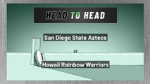 San Diego State Aztecs at Hawaii Rainbow Warriors: Over/Under