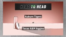 Auburn Tigers at Texas A&M Aggies: Over/Under