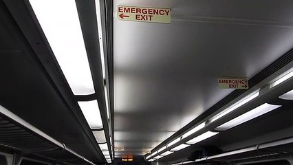 New Jersey Transit Morris and Essex Train in Snow Storm