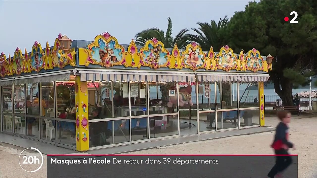 Covid 19 : à l'école, le port du masque de nouveau obligatoire dans 39 départements
