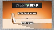 UTSA Roadrunners at UTEP Miners: Over/Under