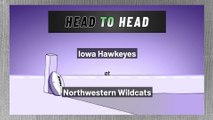 Iowa Hawkeyes at Northwestern Wildcats: Over/Under