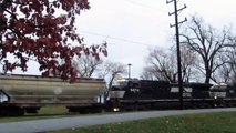 Norfolk Southern H13 Salt Train at Ithaca Youth Bureau