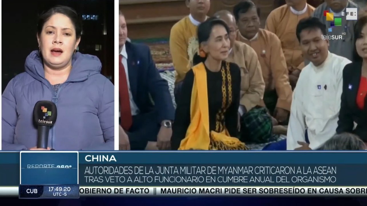 Junta Militar de Myanmar impidió encuentro entre Exconsejera de Estado y funcionarios de la ASEAN