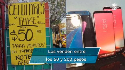 Venden celulares fake para darlos en los asaltos