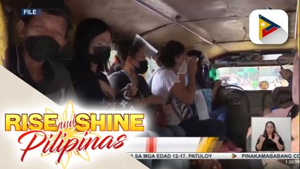 Pagpapatupad ng 70% capacity sa PUVs, epektibo na ngayong araw