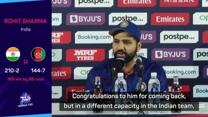 Rohit welcomes appointment of Dravid as new India head coach