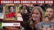 CBS Y&R Spoilers shock Chance and Christine create fake death, give Abby a surprise when he returns