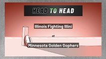 Illinois Fighting Illini at Minnesota Golden Gophers: Spread