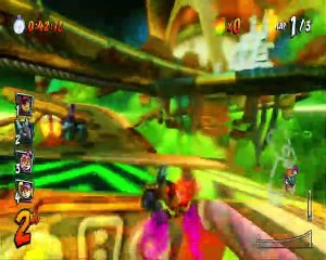 Drive Thru Danger Nintendo Switch Gameplay - Crash Team Racing Nitro Fueled