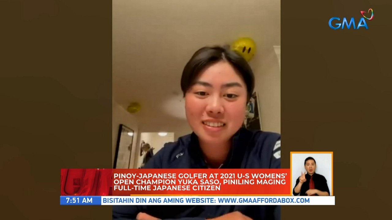 Pinoy-Japanese golfer at 2021 U-S Womens' Open...