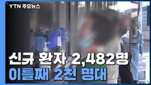 확진자 이틀째 2천 명대...오늘부터 방역수칙 위반 단속 / YTN