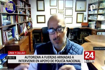 Autorizan a Fuerzas Armadas a intervenir en apoyo de Policía Nacional