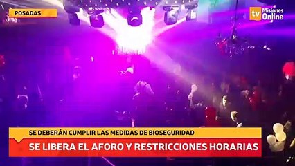 Se libera el aforo y restricciones horarias