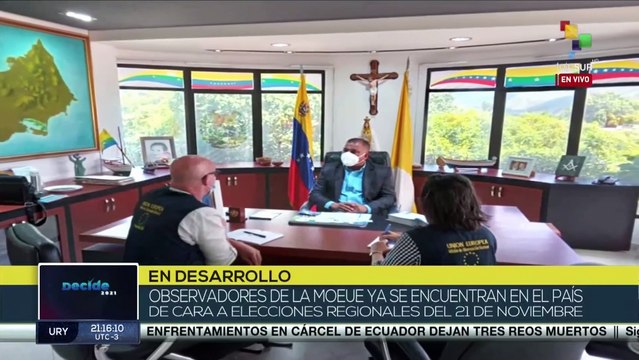 Misión de Observación Electoral de la UE se despliega por diversas zonas de Venezuela