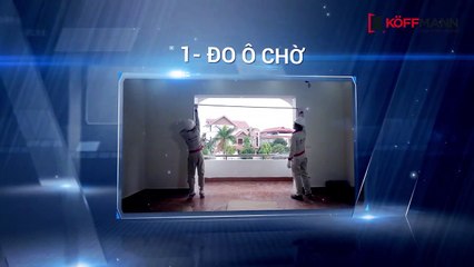 Quy trình lắp đặt Cửa thép vân gỗ Koffmann tại nhà khách hàng