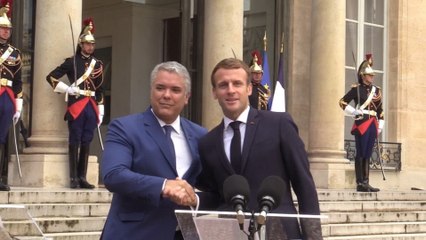 Macron insta a Duque a una defensa conjunta de la democracia en Venezuela