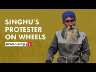 Singhu: Meet farmer who cycled 500 km to protest