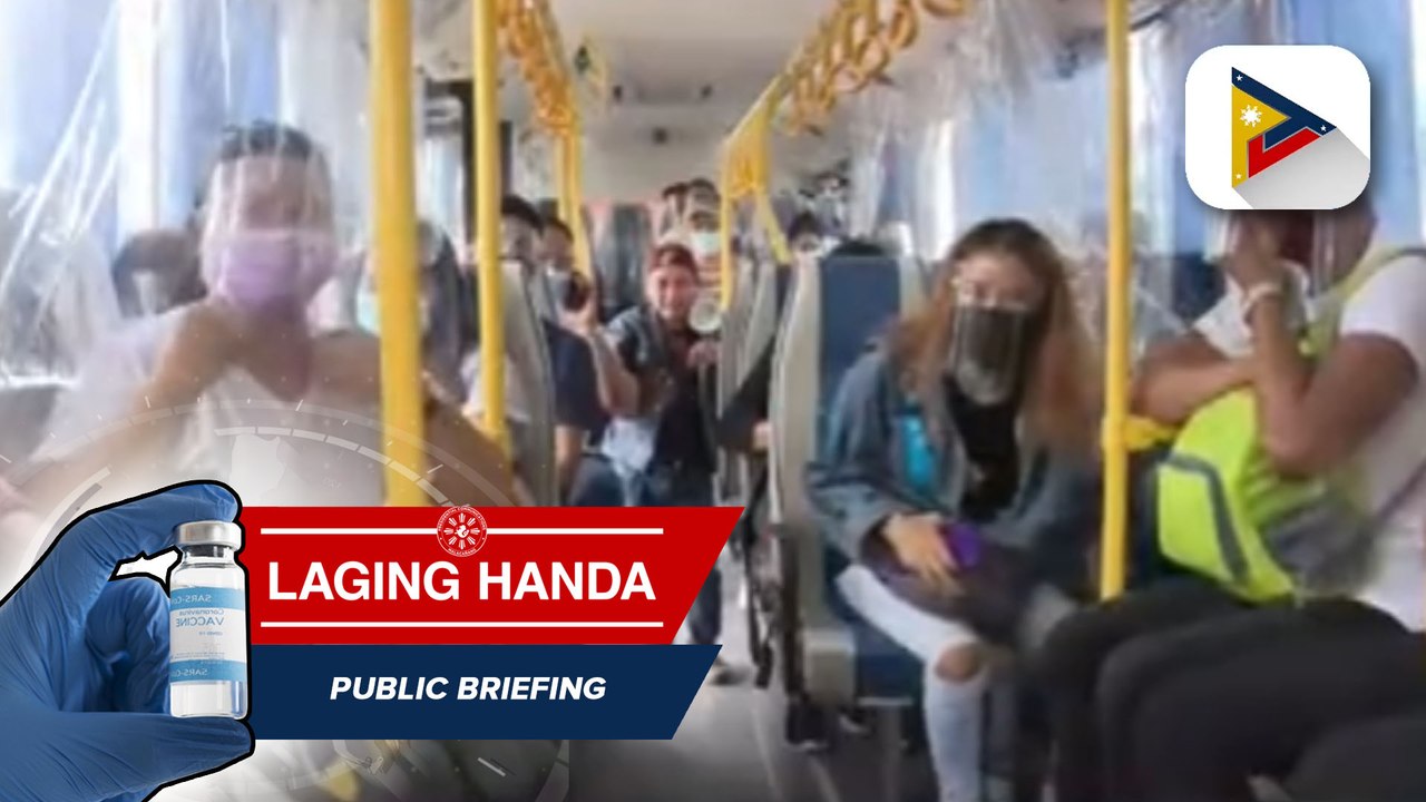 Dagdag na kapasidad sa mga pampublikong sasakyan, pinayagan na simula ngayong araw sa Metro Manila at mga karatig-probinsya