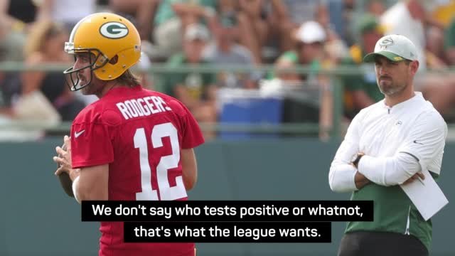 LaFleur dodges questions on Rodgers' vaccination status