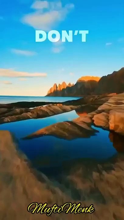 Don't ever give up‼️Don't be sad❓Victory(✌️)comes with patience☺️Be on the path of your rasool(ﷺ) -- MuftiMenk❤️ •• Shorts •• Share