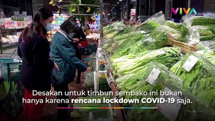 China Bikin Panik Warganya,  Timbun Sembako Sampai 2022